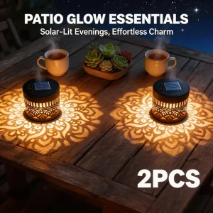 Solar Waterproof Mandala Wall Lamp Outdoor Fence Lamp for Garden Lawn Estate Porch Corridor Courtyard Decoration Solar Light