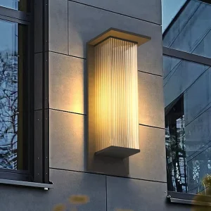 Solar Waterproof Warm White Outdoor Wall Light with 1 Year Warranty for Courtyard Gate Villa Garden Terrace Yard & Balcony
