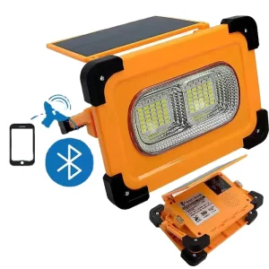 Solar portable light LED charging floodlight Outdoor lighting Camping Mobile portable emergency light