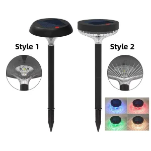 Solar powered IP65 Outdoor Garden Yard Lawn Stake Light Night Lamp Patterned Light Atmospheric Illumination LED Pastoral