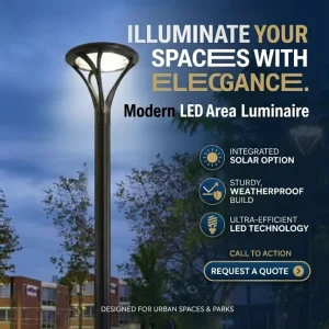 Solar-powered LED Street Light Outdoor Lighting Park Landscape Light Outdoor Waterproof 3-meter Led Solar Patio Light