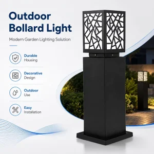 Solar powered Led Outdoor Landscape Light with Ip65 Waterproof Rating Aluminum Construction European style Decorative