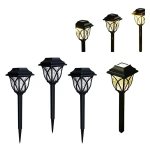 Solar powered Outdoor Courtyard Light Household Waterproof IP42 Chinese Style Multi color Garden Lawn Sensor Light Landscape