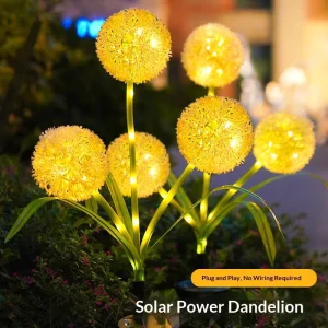 Solar powered Outdoor Garden Lights for Creating a Garden Atmosphere with Waterproof Features
