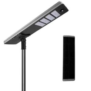 Solar street light for household outdoor waterproofing motion sensing three sided lighting