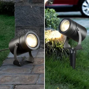 Source Factory Outdoor Landscape Spotlights Spike IP65 Waterproof Aluminum 120 Beam Angle Low Voltage 12V 85 265V Garden Lights