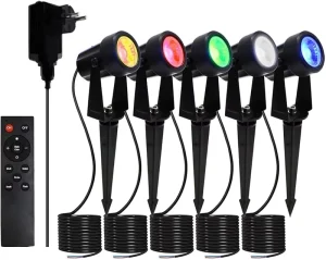 Spike Landscape Spot Lights Waterproof IP65 Garden Outdoor Decorative LED Lighting 3m 5m RGB Warm White