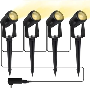 Spike Landscape Spot Lights Waterproof IP65 Garden Outdoor Decorative LED Lighting 3m Warm White