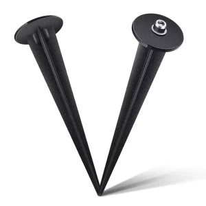 Spike Parts for Garden Lights 210mm 265mm 500mm Gray Black Match with Led Light Outdoor Oem Odm Different Size Lamp Holder