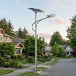 Split LED Solar Street Light Waterproof Outdoor Road Lamp Mono Solar Panel Remote Control Factory