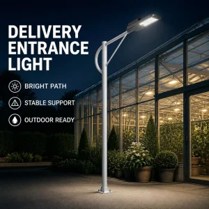 Split Solar Street Light 300W IP66 Waterproof Aluminum PC LED 20AH Mono Solar Panel Battery Remote Photocell Timing Outdoor Road