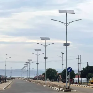 Split Solar Street Light Outdoor IP65 Waterproof High Brightness Solar Powered Lamp for Garden Road Village Outdoor Lighting