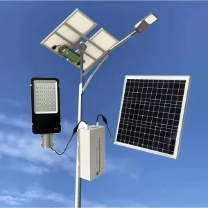 Split Solar Street Lights for Project with Solar Panel Crossroads Main Street Lighting 60w 80w 100w 120w Led Solar Street Light