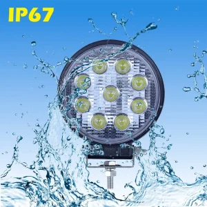 Spot Flood Offroad Vehicle 12 24V 27W LED Work Light 3000 Lumens SMBX