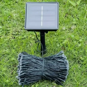 Spot Solar Lights LED Outdoor Dark Green Stars Line IP66 Garden Lawn Decor Holiday Christmas Waterproof Lighting