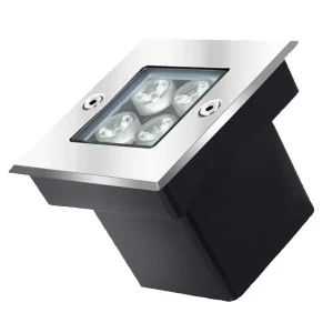 Square 4W LED Underground Light IP66, Waterproof Outdoor Yard Park Paving Driveway Floor Light