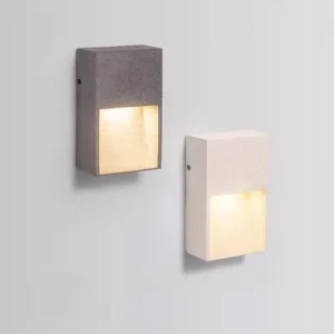 Square Cement Outdoor Wall Mounted Step Light LED Waterproof IP65 for Pathway Garden