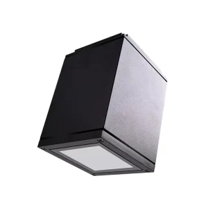 Square Chrome LED Ceiling Light for Living Room