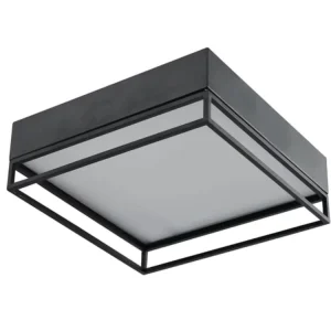 Square Indoor Ceiling Lamp, Surface-Mounted Natural Light Fixture for Home or Exterior Use