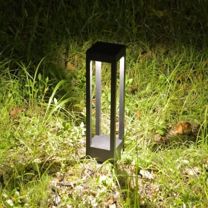 Square Modern LED Lawn Lamp Outdoor Garden Park Yard Square LED Bollard Light