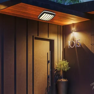 Square Outdoor Waterproof Recessed Aluminum Ceiling Light for Restaurant