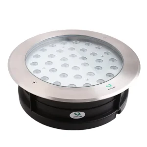 Stainless Steel 316L LED Inground Outdoor Underground Light 36W D320mm Recessed