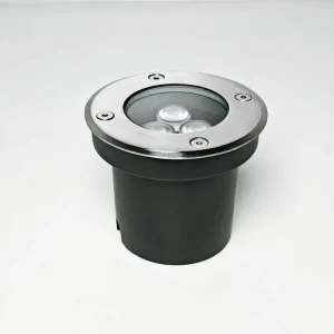 Stainless Steel RGBW LED Underground Light, DC24V IP68 Waterproof Buried Lamp Heavy Duty for Outdoor Pedestrian Path