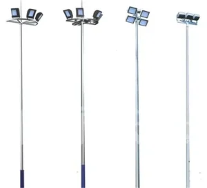Steel Basketball Court Stadium LED 12m 15m 16m 18m 60ft 70ft 80ft High Mast Lighting Pole With Lights 600w 500w 800w 1000w
