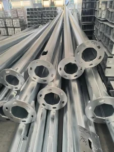 Steel Pole Light Pole ELectric Pole Hot dip Galvanized Factory Manufacturer 3M 5M 6M 8M 10M 12M 15M 20M 30M 40M 45M