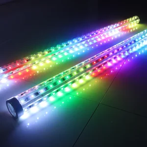 Stick bar light 180pcs SMD 5050 RGB LED 360 Degree Outdoor Building Lighting Luminous Meteor Light Tube DC12V