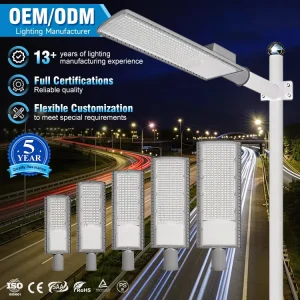 Street Light Outdoor Lighting IP66 30w 50w 100w 150w 200w Solar Led Street Lights