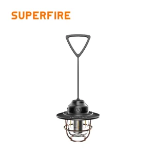 Stylish Portable Outdoor Tent Lights Rechargeable Waterproof Hanging Camping Lights for Outdoor Camping