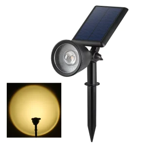 Summer Landscape Garden Bollard Lawn Warm White Outdoor Led Spotlights Multi Color Solar Spot Lights