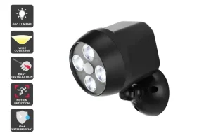 Super Bright 600 Lumens Wireless Solar PIR Security 4 LED Outdoor Garden Wall Light Battery Powered Spotlight Day Night Sensor
