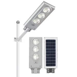 Super Bright 6M Integrated Solar LED Street Light All in One IP65 Waterproof High Power Outdoor Security Road Lamp