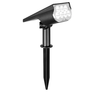 Super Bright Dual-Purpose Solar Spotlight IP65 LED Tree Landscape Courtyard Garden Villa Decorative Prospecting Light for Lawn