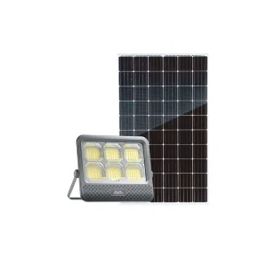 Super Bright IP67 Waterproof Solar LED Flood Light 50W100W200W300W400W500W600W ABS Outdoor Lighting for Garden Road Warehouse