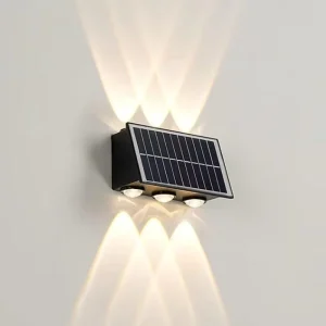 Super Bright LED Solar Outdoor Floor Lamp Energy Saving Waterproof Automatic Charging Courtyard Step Light for Garden Landscape