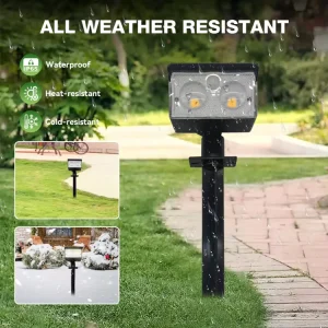 Super Bright Security 1W Wall Light Adjustable Waterproof IP65 LED Solar Motion Sensor Light Outdoor Lighting