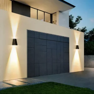 Super Bright Solar Bracket Wall Lamps Outdoor Waterproof Indoor Modern Home Wall Lamp for Villa Patio Garden