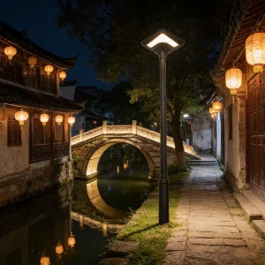 Super Bright White Led Solar Powered Landscape Lighting Ip65 Street Light Decoration Outdoor Waterproof Garden Yard Pole Lamps