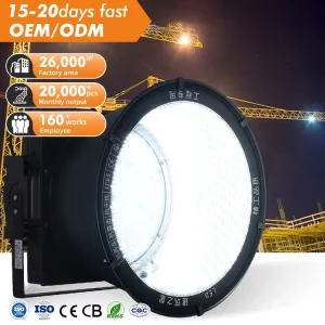 Support L C Pay AORUITAI OEM ODM Outdoor Waterproof IP65 300 400 600 800 1000 1200 1500 2000W LED Flood Light