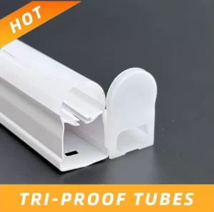 T5 T8 LED IP65 Waterproof Plastic Extrusion Linear Light-Modern Eco-Friendly Safety Easy Installation Light Covers