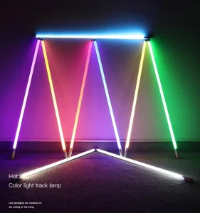 T8 Portable USB Rechargeable Led Tube Light RGB Colored Tube Work Light Video Light