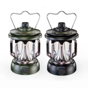 TAIKOO Outdoor Tent Light Rechargeable Camping Light With Dual Charging USB