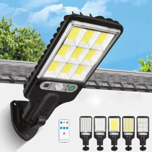 TAIKOO Waterproof Solar Lights for Garden Yard Decoration Motion Activated Solar Garden Light Outdoor Use with Remote Control