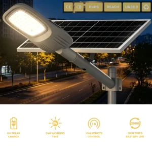 TG005 GAIA High Power Split type IP65 Aluminum Alloy Solar LED Streetlight with Remote Control 200W