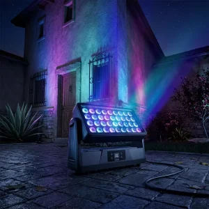 TL3240 IP65 Outdoor LED Wall Washer Light 32x40W RGBW 4-in-1 Pixel Mapping Architectural Flood Light