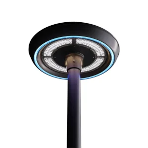 The Latest Round Garden Lamp LED Outdoor Waterproof High Pole Villa Landscape Community Garden Lamp Solar Powered