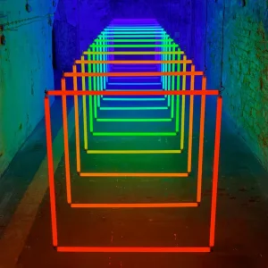 Theatre Stage Theme Park Lighting Equipment 360 Beam Angle RGB LED Pixel Tube IP65 Projection Lights Artnet Control